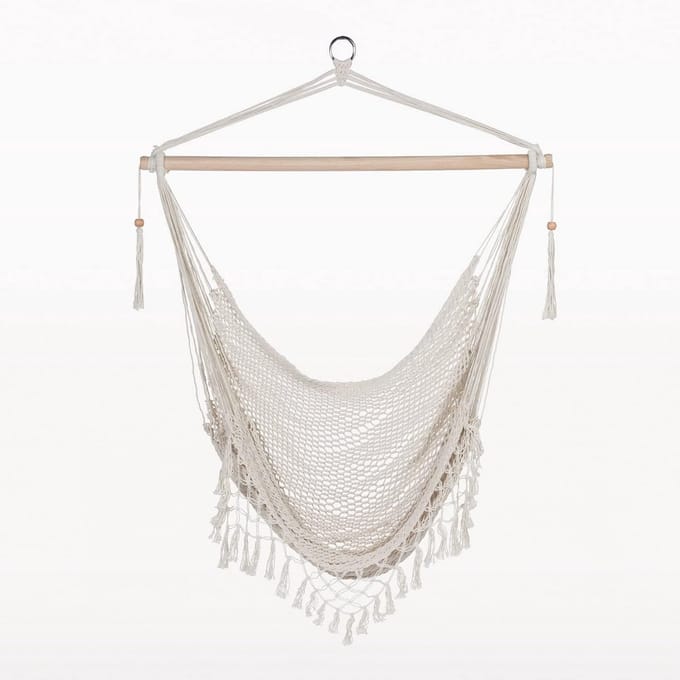 Luxe Hangstoel voor Buiten en Tuin, Beige