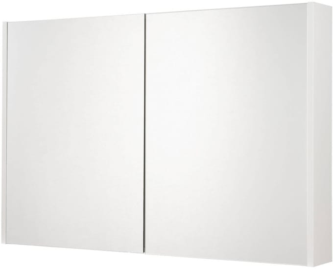 Saqu spiegelkast 100x70x14cm glanzend wit
