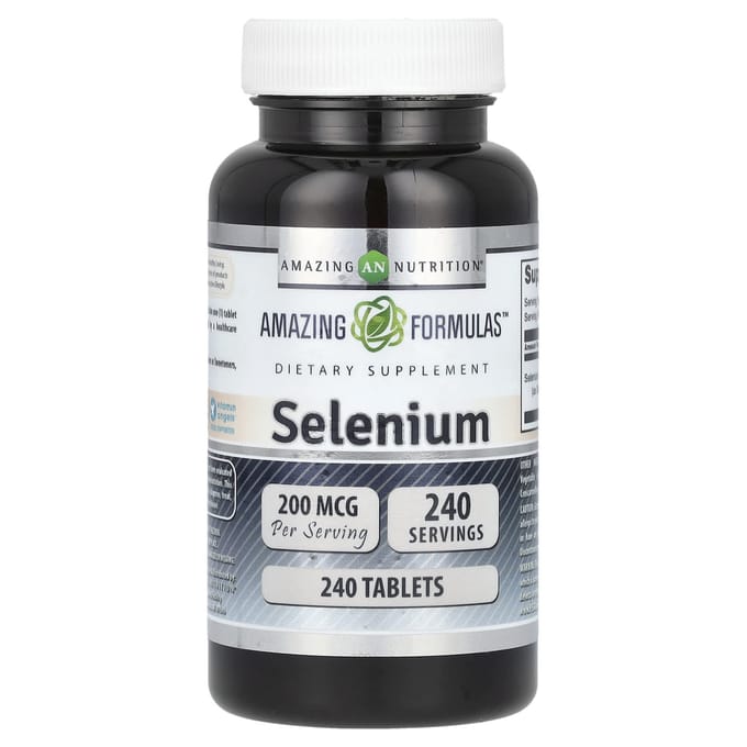 Amazing Nutrition, Sélénium, 200 mcg, 240 comprimés