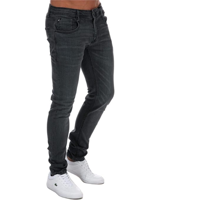 Duck and Cover Heren Maylead Slim Fitted Jeans (Grijs)