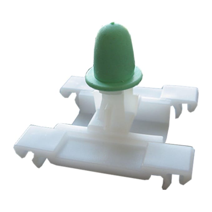 Lot de 10 clips de moulure latérale blancs pour VW : 1H0853585B