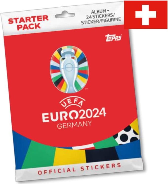 Topps EURO 2024 Sticker - Starter Pack - SWISS EDITION