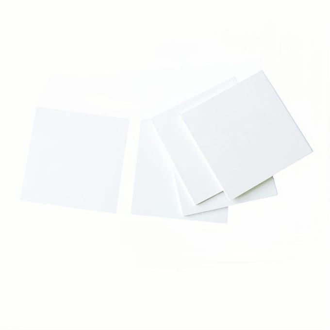 Keramische Plaat - Boornitride Sinter - Industrieel Onderzoek - Hoge Temperatuur - 10x30x30mm - Wit