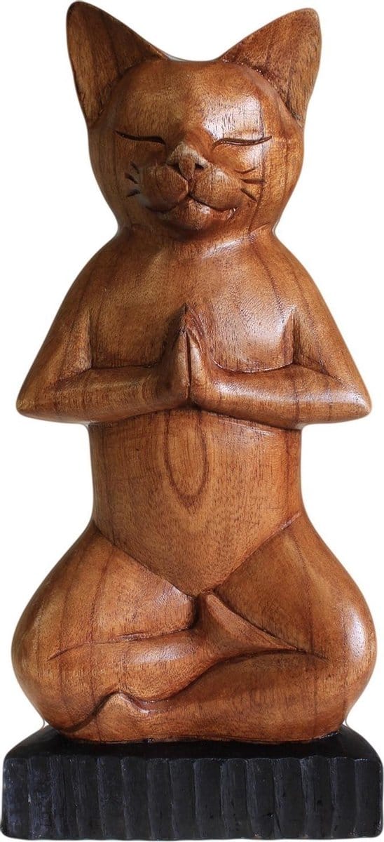 Handgesneden yogakat - Lotus