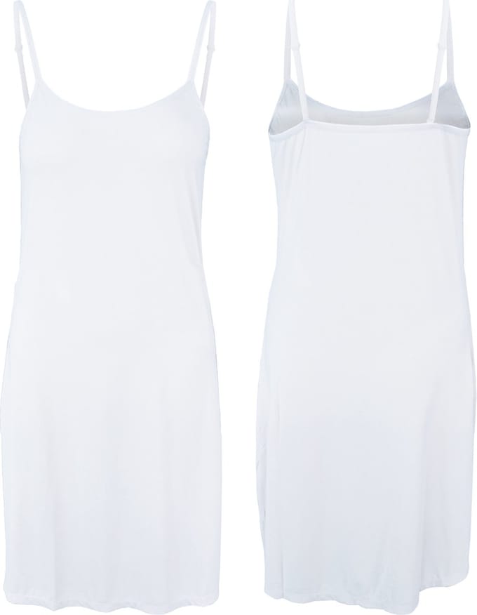 Gaubert Onderjurk - Spaghetti bandjes - S/M - Wit