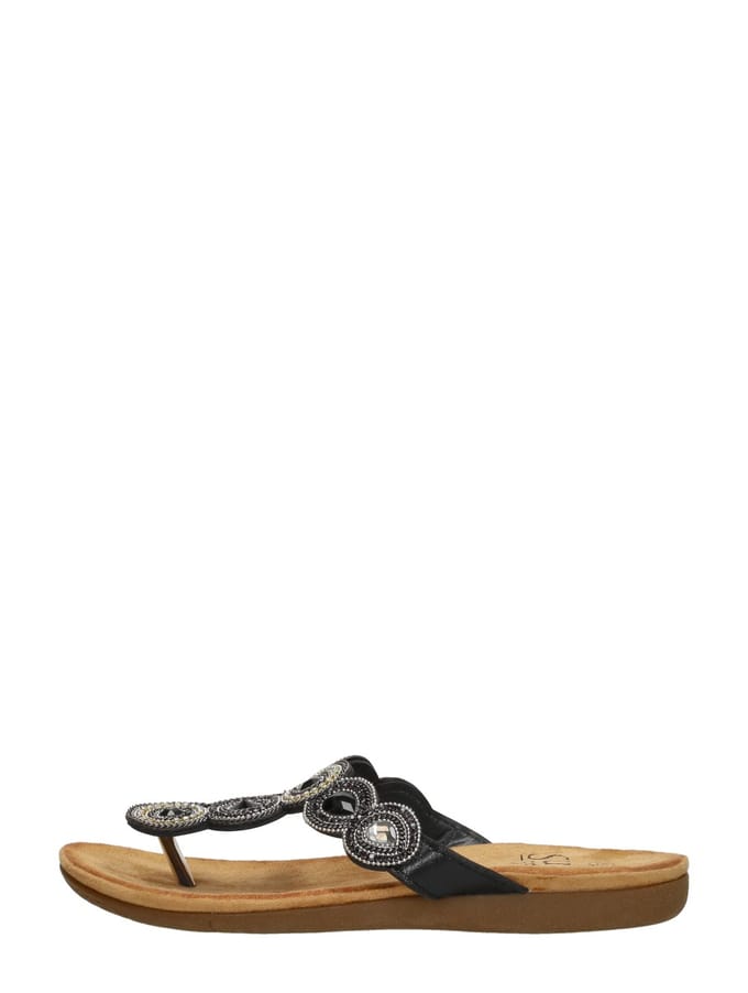 SUB55 Teenslippers Teenslippers - zwart - Maat 42