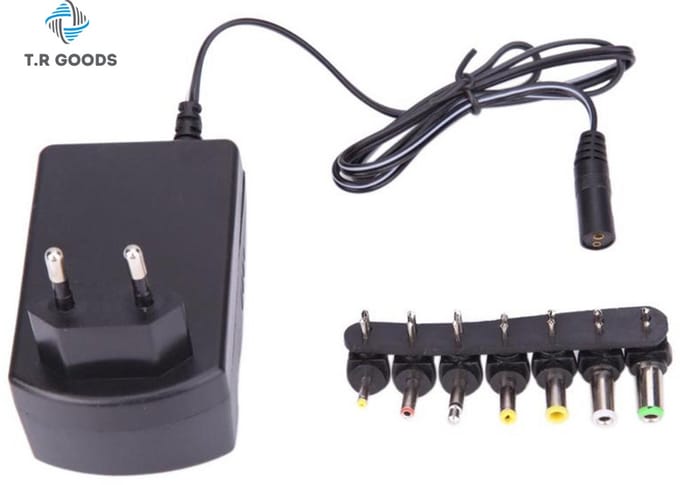 T.R Goods. Universele Adapter AC-stroomadapter - 3V / 4.5V / 5V / 6V / 7.5V / 9V / 12V - 7 plugs
