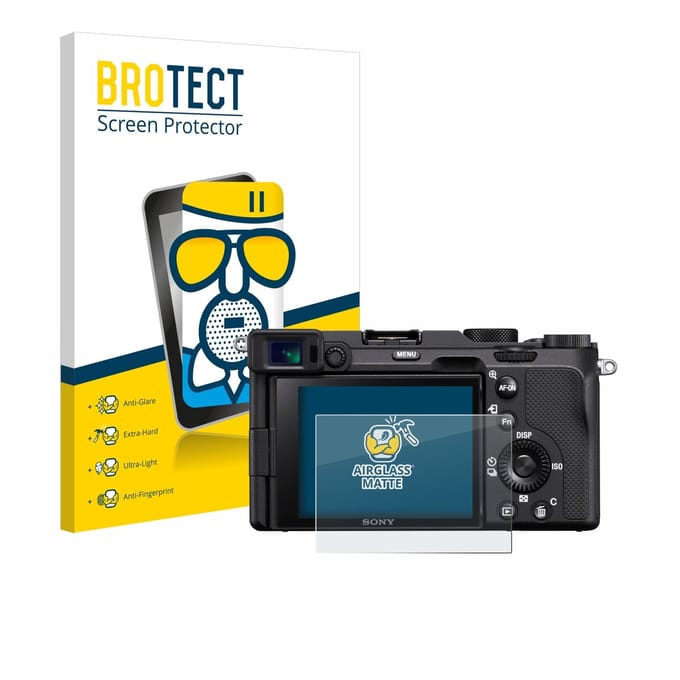 BROTECT - Screenprotector voor Sony A7C - Folie Beschermfolie Beschermglas matte