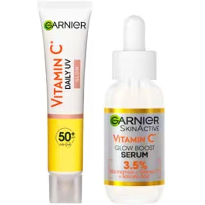 Garnier SkinActive Vitamin C Sheer Glow UV Fluid for Dull Skin - 40 ml
