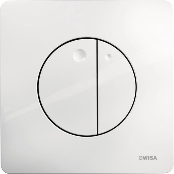 Wisa bedieningspaneel closet/urinoir Quadro Gaia wit