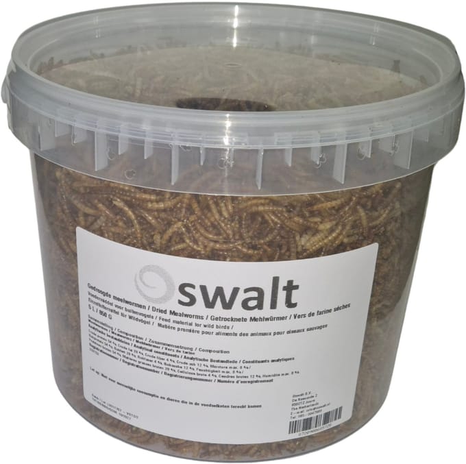 Oswalt - Meelwormen in Emmer 5 Liter - Buitenvogelvoer