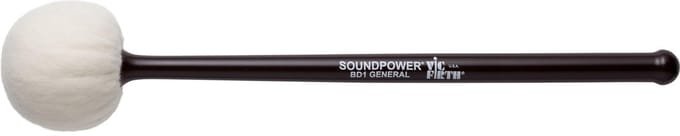 Vic Firth BD1 General basdrum-mallet met vilten kop (per stuk)