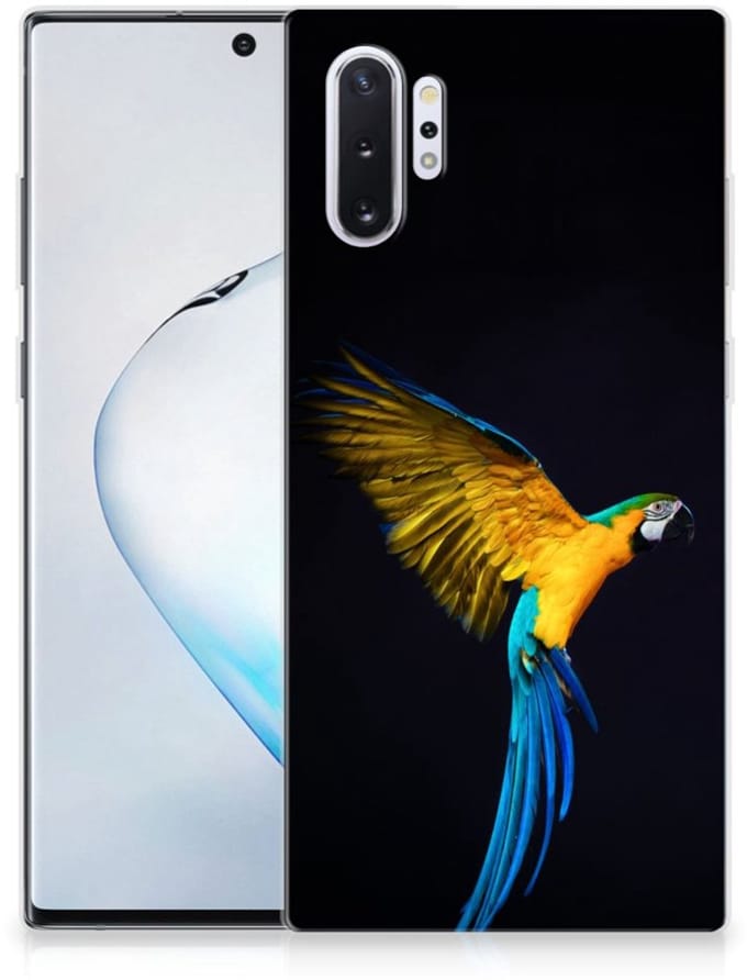 Samsung Galaxy Note 10 Plus TPU Hoesje Papegaai