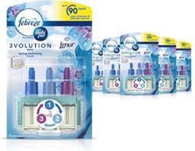 Ambi Pur 3Volution Navullingen Lenor Spring - Voordeelverpakking 6 x 20 ml