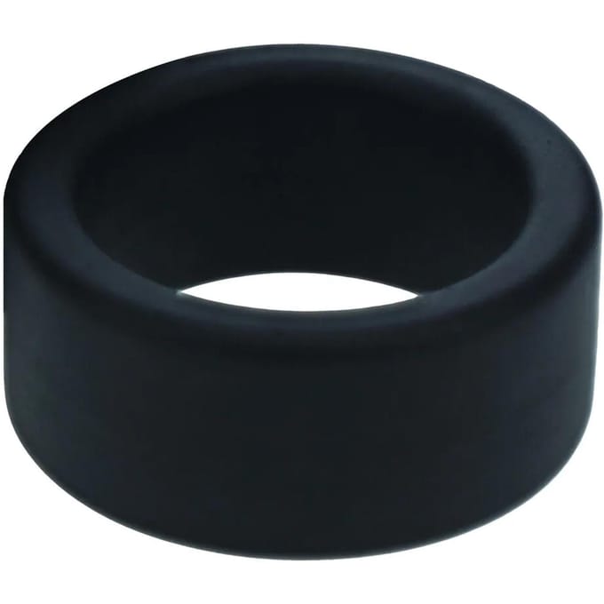 Anneau d'Érection Pour Testicules Silicone Bande de Compression Noir S 34mm