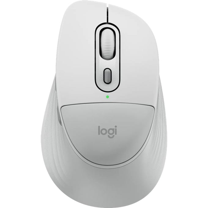 Logitech Signature Comfort Plus M850L - Draadloze Bluetooth Muis - Ergonomisch - Wit