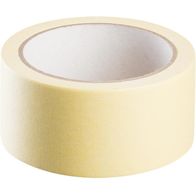 Gele Schilder tape 48mm x 50m - Papier, voor binnen