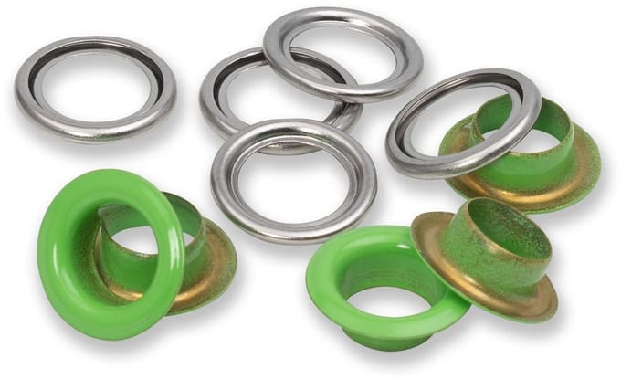 Ringen met schijven 11mm lichtgroen 20st - Prym