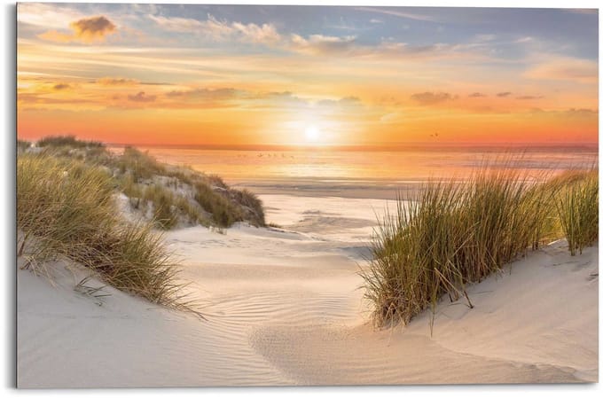 Schilderij Beautiful Dunes - 60 x 90 - Hout - REINDERS