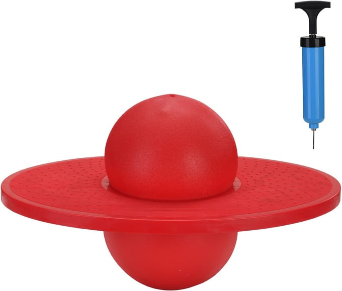 Pogo ball - kinderen - tot 100 kg - rood