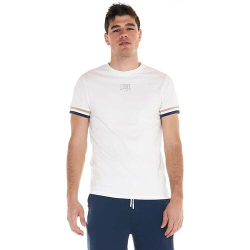 T-shirt Korte Mouw Leone 1947 Man Short Sleeves Earth Tones