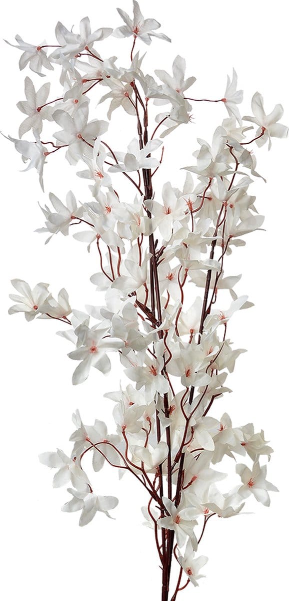 Clayre & Eef Kunstbloem 112 cm Wit Kunststof