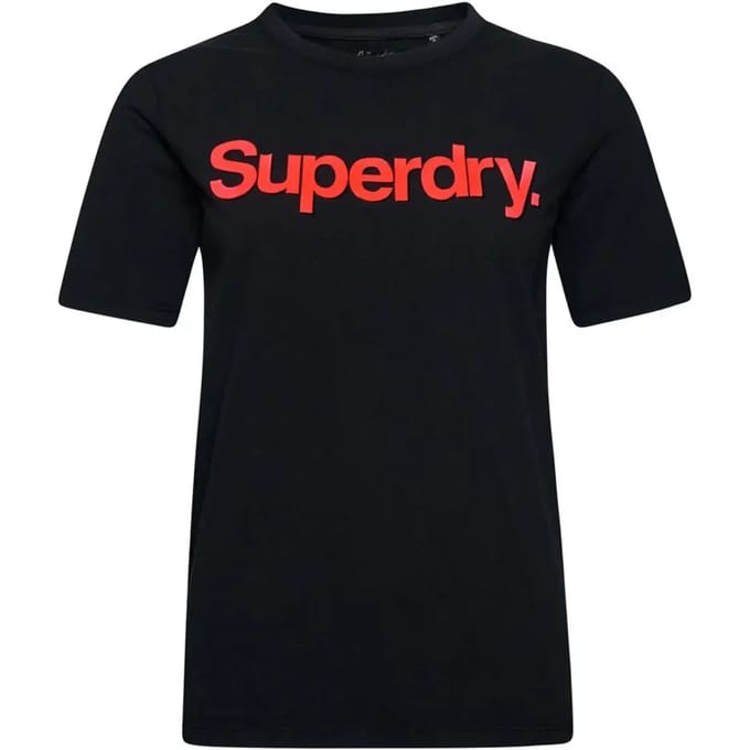 Superdry - Neon Core-T-shirt met logo - Dames - T-shirts