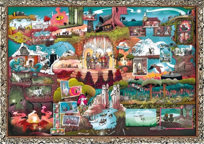 Magnolia legpuzzel The Beginning of the Legend - 1000 stukjes puzzel.