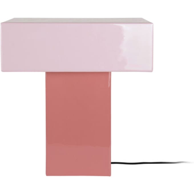 Leitmotiv tafellamp grato recto rose tan & soft pink