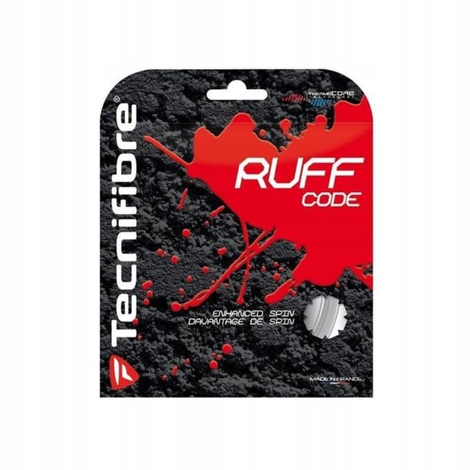 Tecnifibre Ruff Code 1,35 mm 12 m tennissnaar - gripvast en duurzaam