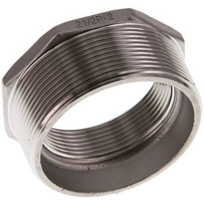 R 2 1/2'' x Rp 2'' M/F RVS Verloopring 16 Bar - FL2S-MF-SH-212R-200R