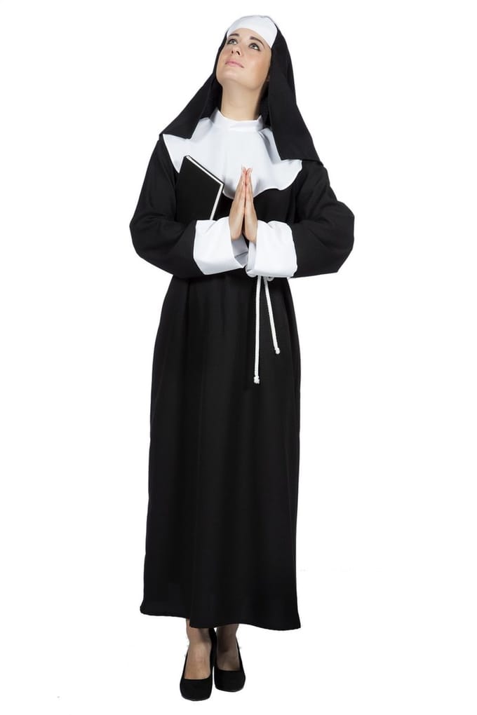 Nonnenkleding dame 3-delig - Maat 42