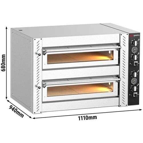 GGM Gastro Elektro Pizzaofen - 4+4x 34cm - Manuell