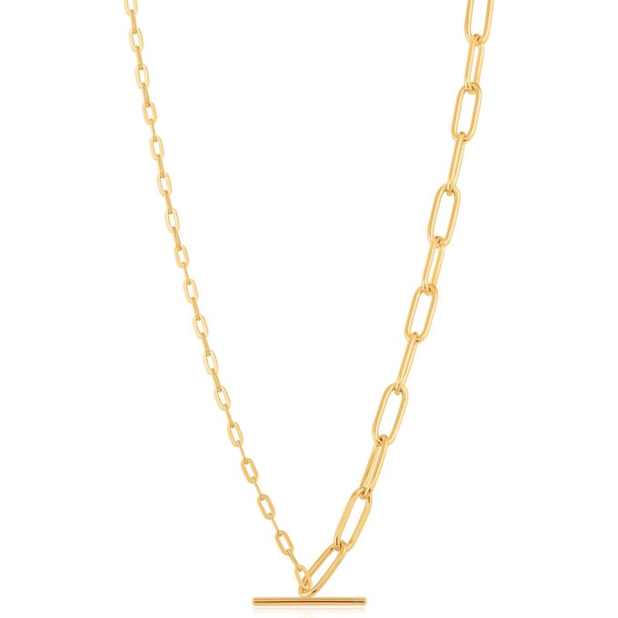 Ania Haie Chain Reaction AH N021.02G Dames Ketting 40 cm