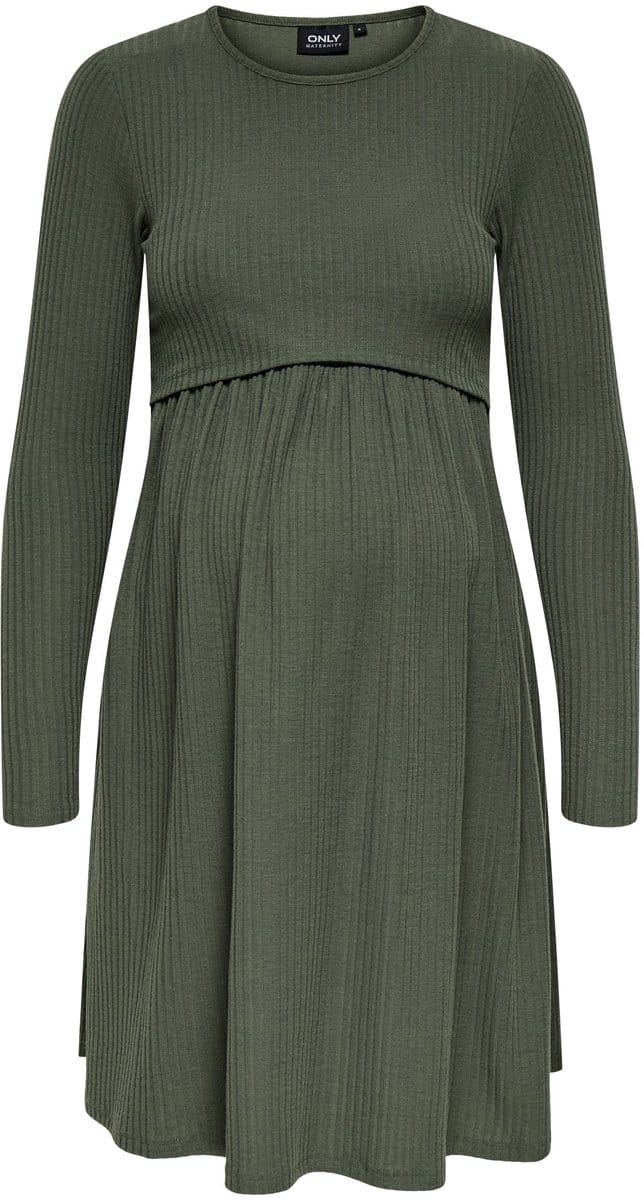 ONLY - OLMMALAYA BASE LS O-NECK NURSING DRESS - Dames - Mini jurken