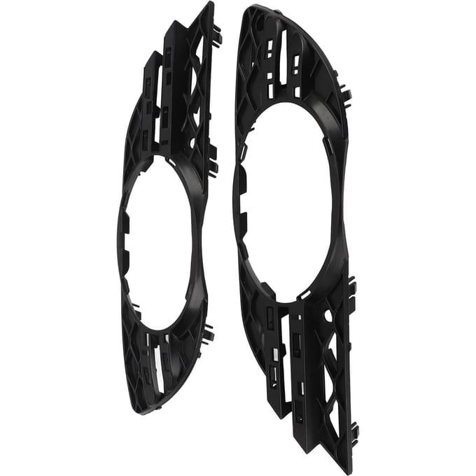 2PCS Cache-Grille de Pare-Chocs pour Antibrouillard 2118850922 Remplacement Pour E320 E350 E550 E63 AMG 2007-2009 black