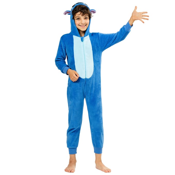 Onesie Stitch Kind Official Blauw - Maat 146