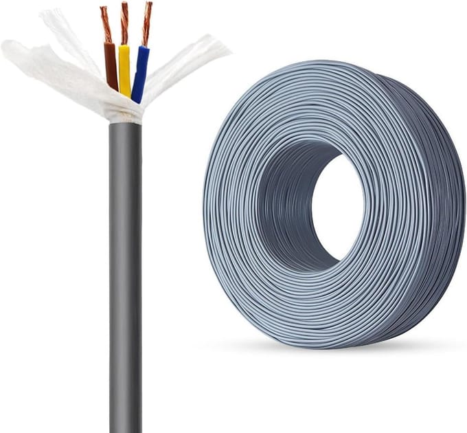 Sleepkettingkabel - Flexibele Stroomkabel - Industriële Automatisering - Hoge Flexibiliteit - 100ft 1.50mm² 8C - Zwart