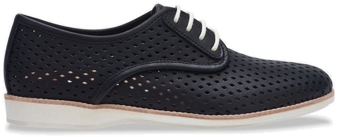 Rollie | Dames | Veterschoen | Derby Punch Black | Maat 37