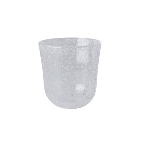 Rice bubble acryl beker large wit