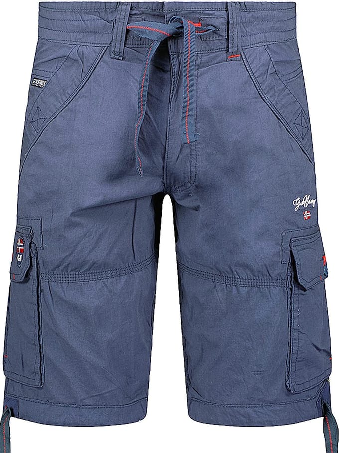 Geographical Norway Korte Broek Private Blauw - L