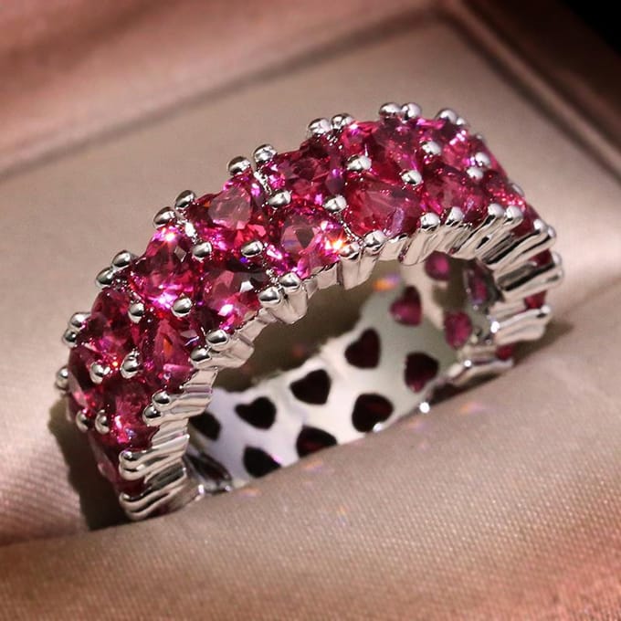Modieuze Handgemaakte Sieraden Modieuze Witgoud Vergulde Sieraden Damesring No. 9 brown
