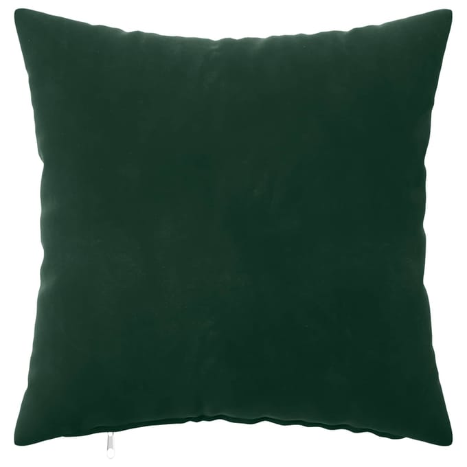 vidaXL - Kussensloop - 6 - pcs - HEERLEN - Donkergroen - 30 - x - 30 - cm - Fluweel
