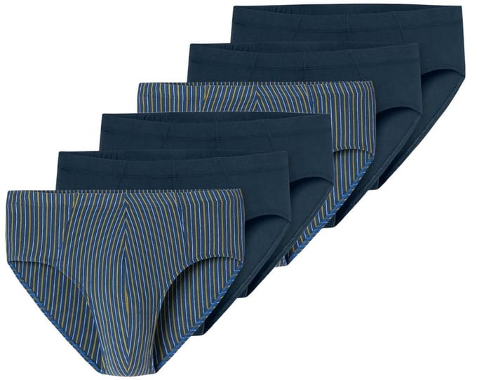 Schiesser Heren slip / onderbroek 6 pack 95/5 Essentials - Cotton