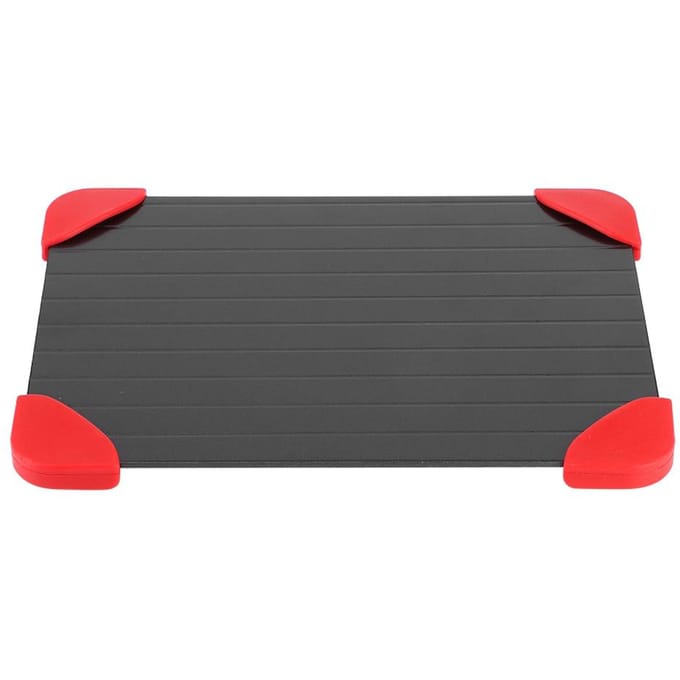 Rechthoekige Snel Ontdooien Tray Snel Ontdooien Plaat Bord voor Ontdooien Vlees Voedsel Keuken Gadget gray