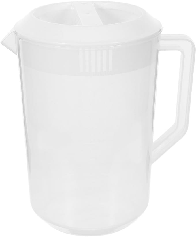 Dailygoods- Maatbeker 5000ml - Hittebestendig - Waterbeker - Deksel - Voedselveilig - Geschikt voor sap/bier/ijsthee - Drankcontainer