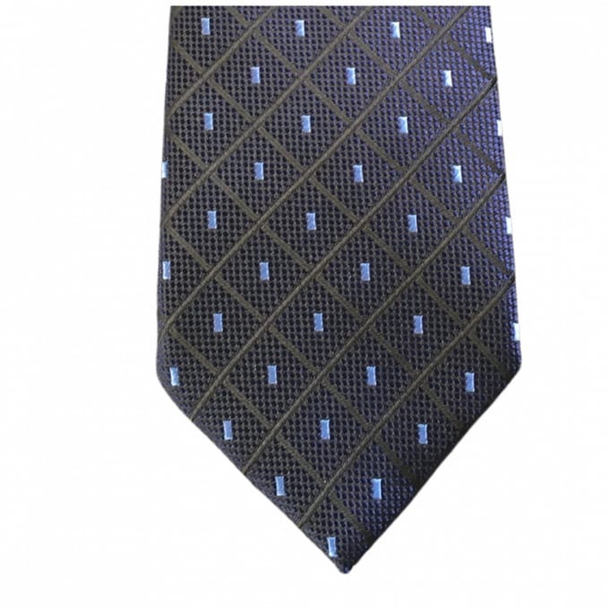 Stropdas- Blauw- Ruiter motief - Charme Bijoux