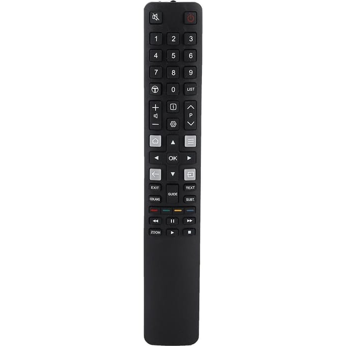 Multifunctioneel meer dan 8m Afstandsbedieningsafstand Nauwkeurige Signaaloverdracht Afstandsbediening voor TCL TV black