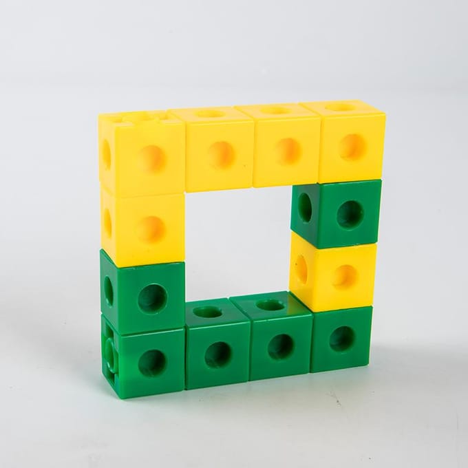 Montessori Math Cubes Number Blocks Counting Toys Snap Linking Cube Counters pour les enfants apprenant le jouet d'éducation précoce blue