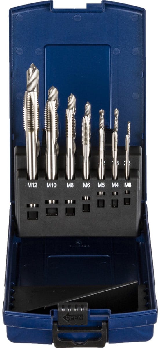 Boor en Machine Tappen-set HSS-G M3-M12 ''Projahn''